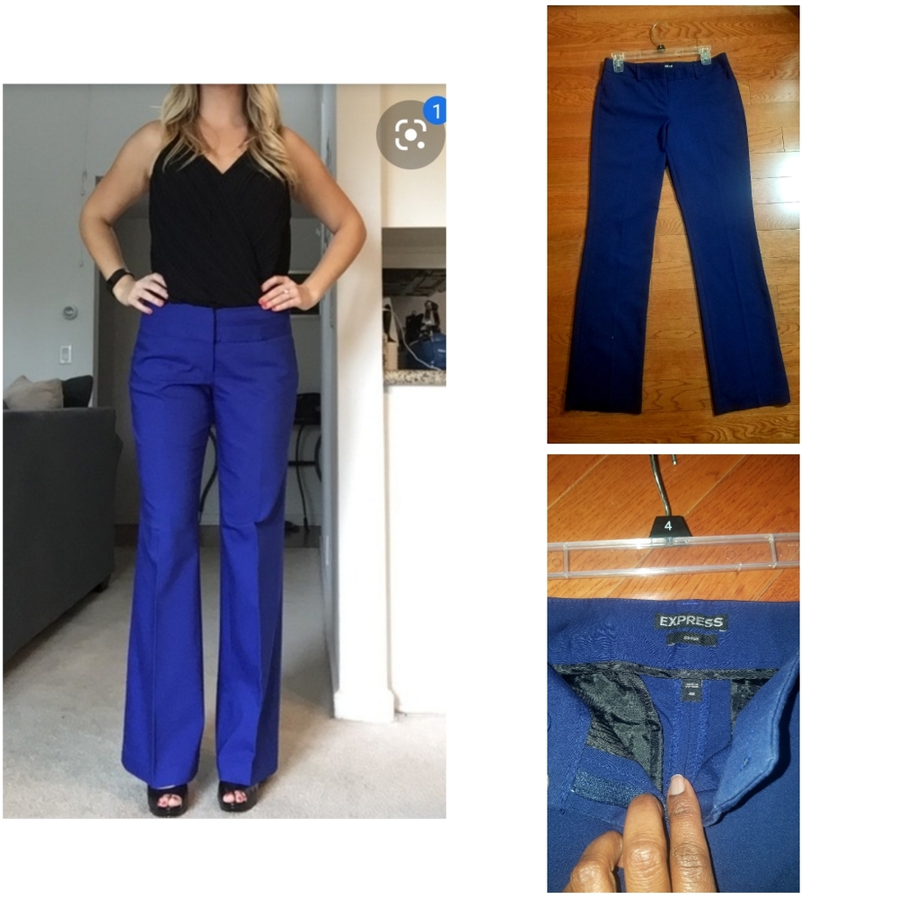 Express Royal Blue Editor Pants